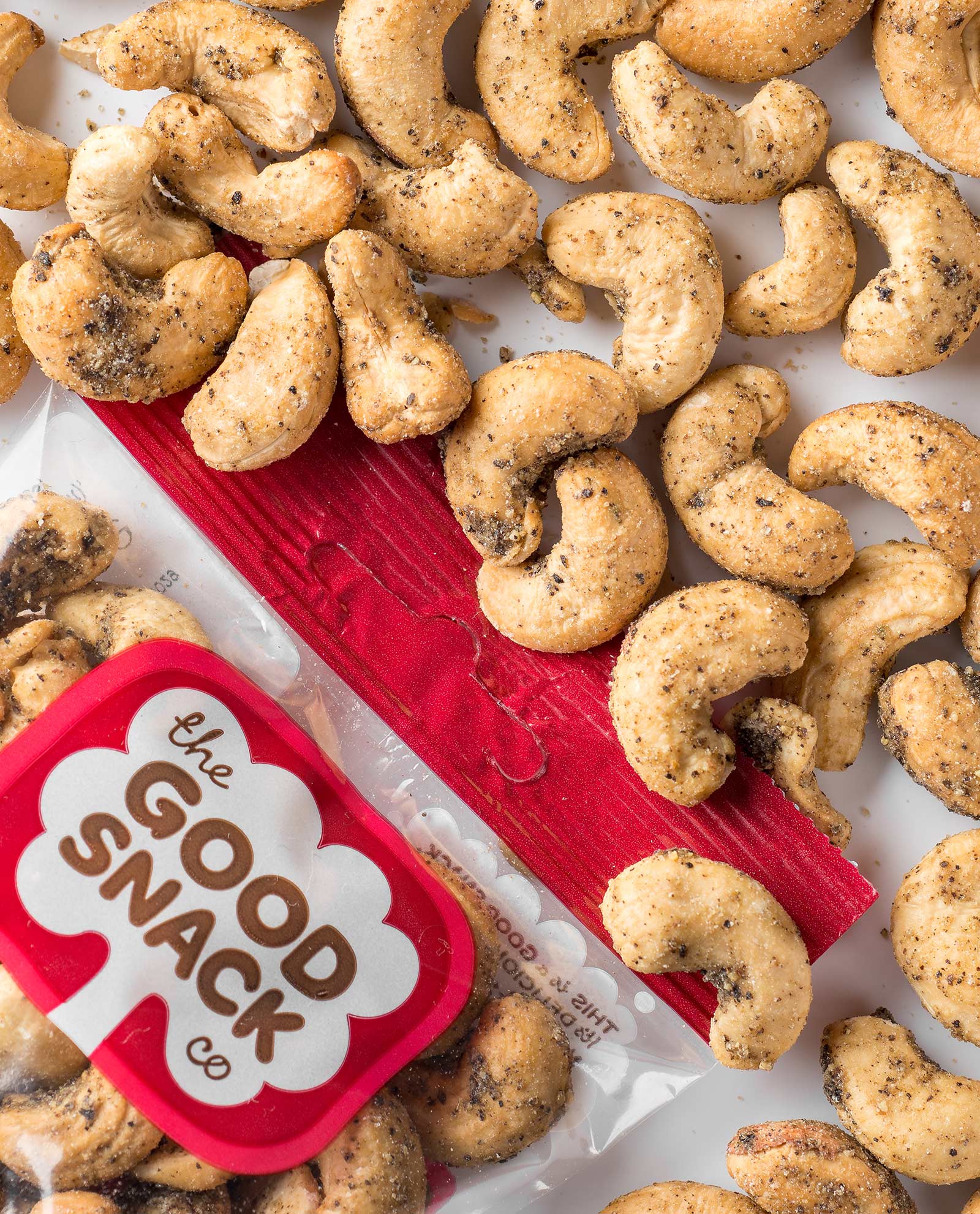 Salt and Pepper Cashews Healthy Snacks The Good Snack Company